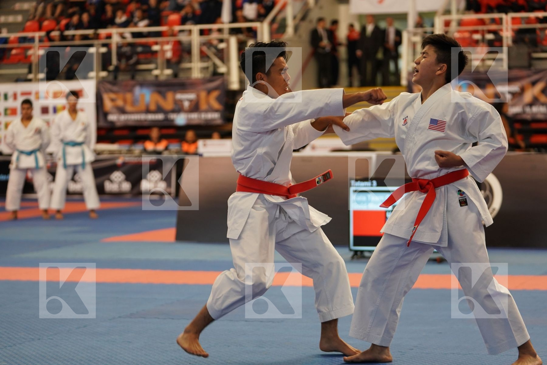 UNITED STATES, USA in Cadet & Junior Team Male Kata - Podium ceremony