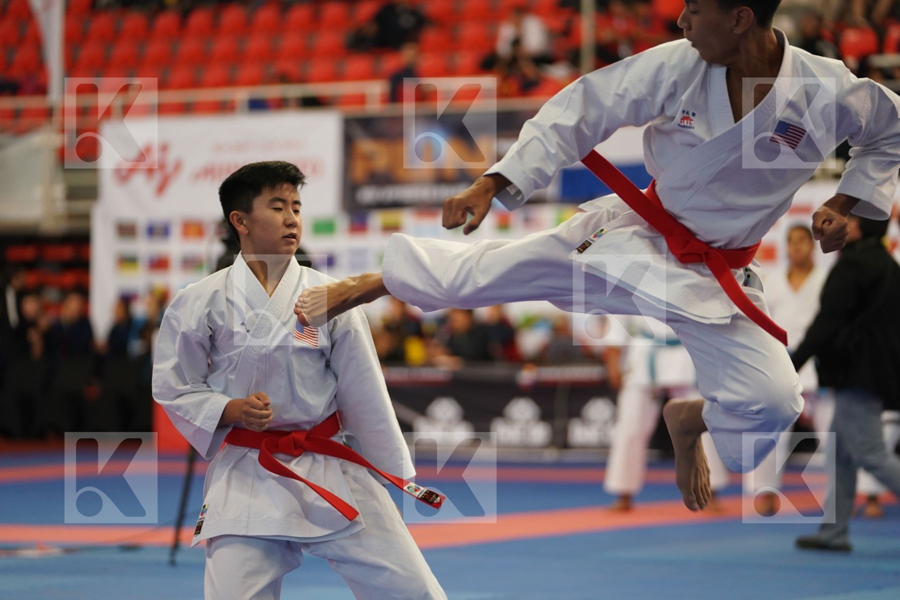 UNITED STATES, USA in Cadet & Junior Team Male Kata - Podium ceremony