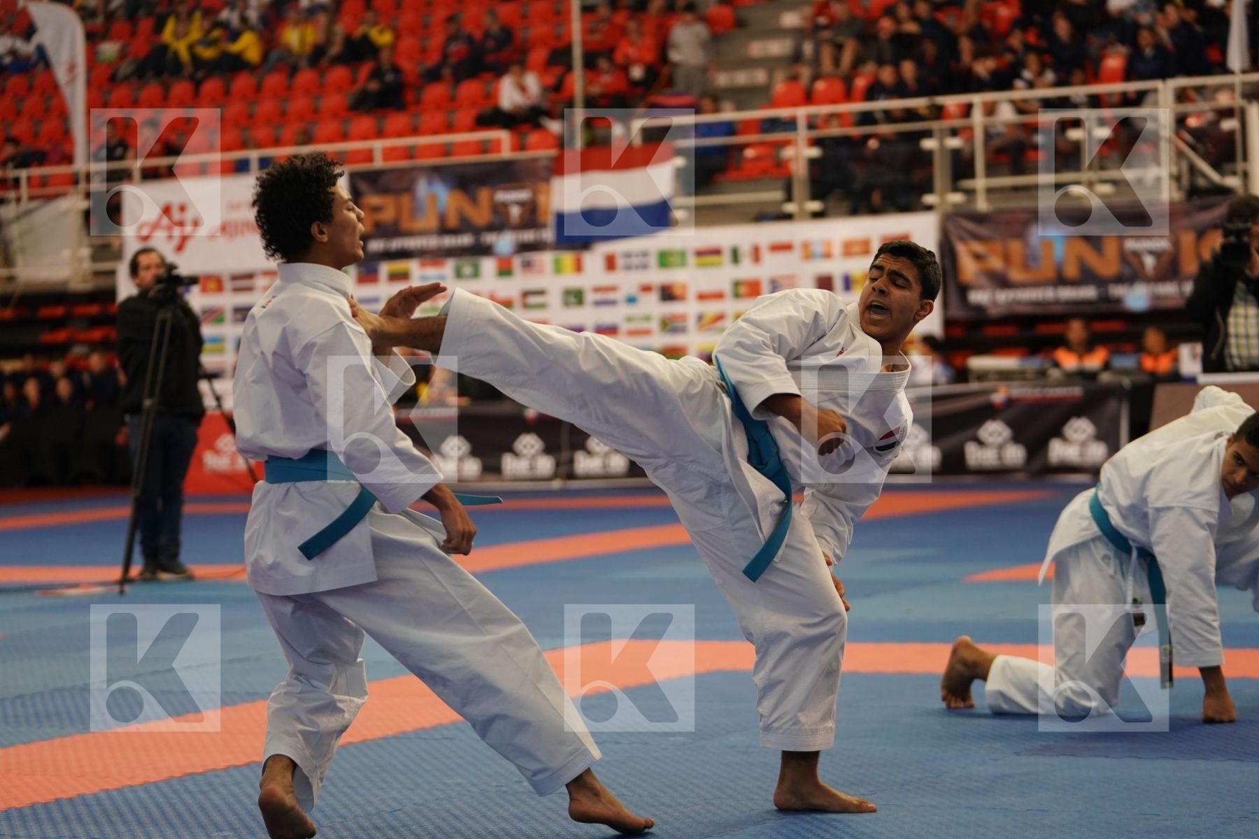 EGYPT in Cadet & Junior Team Male Kata - Podium ceremony