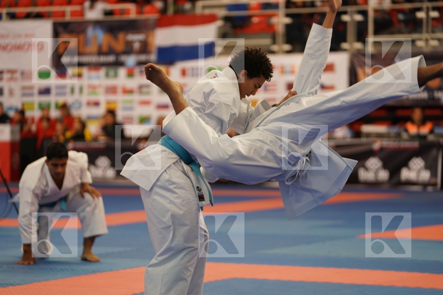 EGYPT in Cadet & Junior Team Male Kata - Podium ceremony